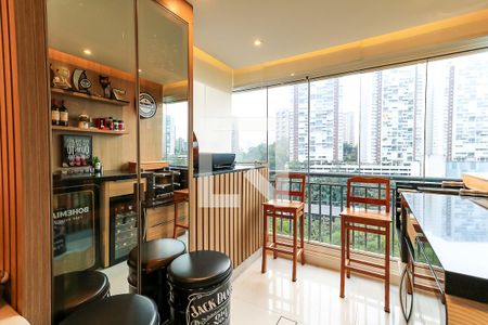 Varanda Gourmet de apartamento para alugar com 2 quartos, 73m² em Jardim Caboré, São Paulo