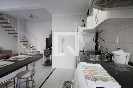 Cozinha de apartamento para alugar com 1 quarto, 62m² em Parque Campolim, Sorocaba