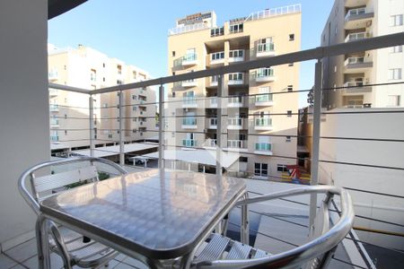 Varanda da  Sala de apartamento para alugar com 1 quarto, 62m² em Parque Campolim, Sorocaba