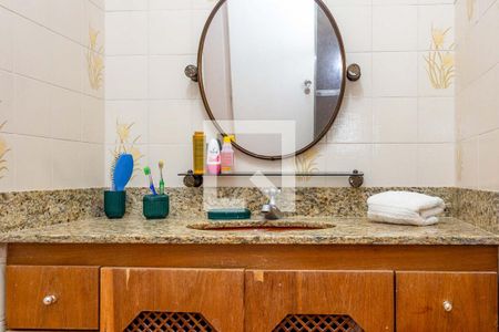 Banheiro da Suíte de apartamento para alugar com 2 quartos, 110m² em Loteamento Joao Batista Juliao, Guarujá