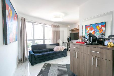 Sala da cobertura de apartamento à venda com 3 quartos, 132m² em Vila Dayse, São Bernardo do Campo