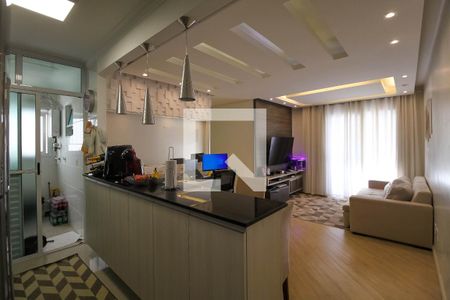 Sala de apartamento à venda com 3 quartos, 75m² em Parque São Lucas, São Paulo