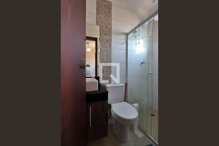 Banheiro da Suíte de apartamento à venda com 2 quartos, 104m² em Parque Capuava, Santo André