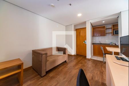 Sala de apartamento à venda com 1 quarto, 44m² em Centro, Santo André