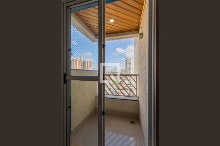 Varanda da Sala de apartamento para alugar com 2 quartos, 50m² em Jardim Bela Vista, Santo André