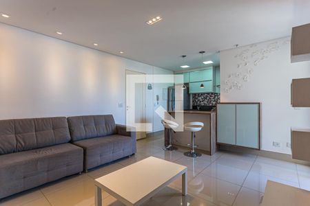Sala de apartamento para alugar com 2 quartos, 50m² em Jardim Bela Vista, Santo André