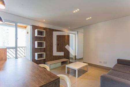 Sala de apartamento para alugar com 2 quartos, 50m² em Jardim Bela Vista, Santo André