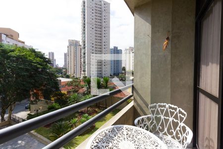 Varanda da Sala de apartamento à venda com 3 quartos, 87m² em Vila Anglo Brasileira, São Paulo