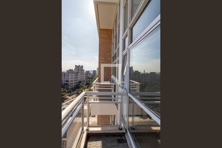 Varanda da Sala de apartamento para alugar com 1 quarto, 66m² em Vila Mariana, São Paulo