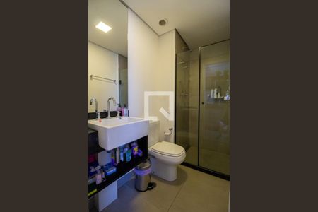 Banheiro  de kitnet/studio para alugar com 1 quarto, 18m² em Vila Mariana, São Paulo