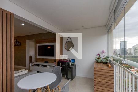 Varanda da Sala de apartamento à venda com 2 quartos, 73m² em Vila Cordeiro, São Paulo