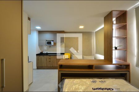 Sala/Cozinha de kitnet/studio à venda com 1 quarto, 24m² em Vila Clementino, São Paulo