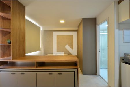 Sala/Cozinha de kitnet/studio à venda com 1 quarto, 24m² em Vila Clementino, São Paulo