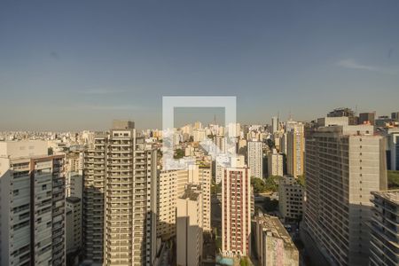 Vista da Varanda de kitnet/studio para alugar com 1 quarto, 28m² em Bela Vista, São Paulo