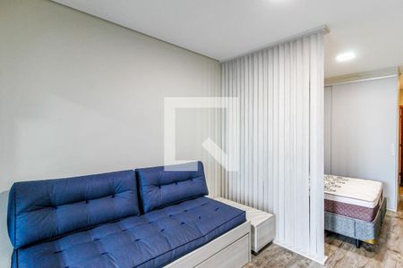 Sala de apartamento à venda com 1 quarto, 44m² em Santo Amaro, São Paulo