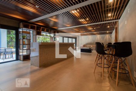 Studio para alugar com 32m², 1 quarto e sem vaga Studio para alugar com 32m², 1 quarto e sem vagaSalão de Festas