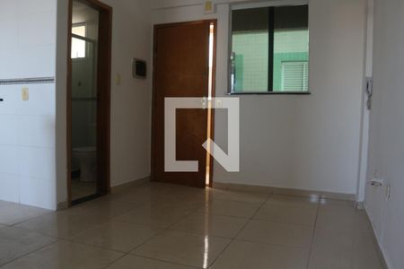 Sala de apartamento para alugar com 1 quarto, 47m² em Parque Sao Vicente, São Vicente