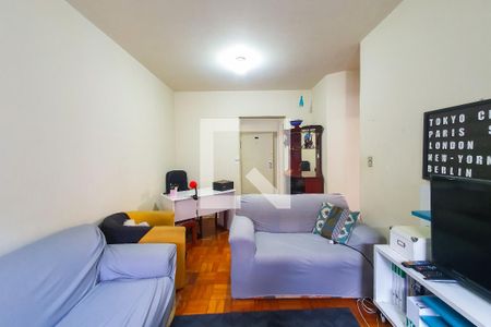 Sala de apartamento à venda com 1 quarto, 50m² em Jardim da Glória, São Paulo