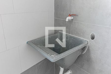 Área de Serviço de casa para alugar com 1 quarto, 55m² em Vila Fidelis Ribeiro, São Paulo