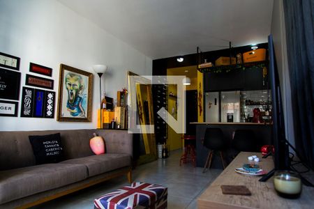 Sala de apartamento para alugar com 1 quarto, 27m² em Mirandópolis, São Paulo