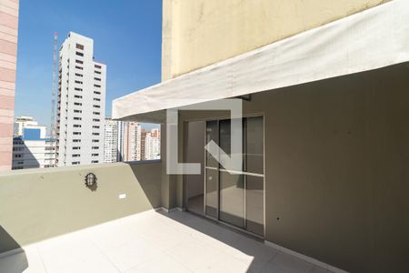 Varanda do Quarto de apartamento à venda com 2 quartos, 75m² em Jardim Paulista, São Paulo