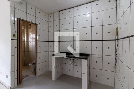 Cozinha de kitnet/studio para alugar com 1 quarto, 26m² em Boqueirão, Praia Grande