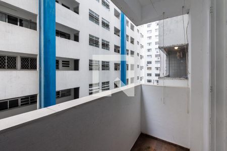 Varanda de apartamento para alugar com 1 quarto, 45m² em Ponta da Praia, Santos