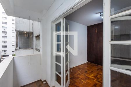 Varanda de apartamento para alugar com 1 quarto, 45m² em Ponta da Praia, Santos