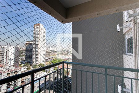 Varanda da Sala de apartamento à venda com 2 quartos, 54m² em Tatuapé, São Paulo