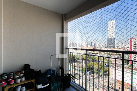 Varanda da Sala de apartamento à venda com 2 quartos, 54m² em Tatuapé, São Paulo