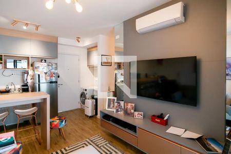 Sala de apartamento à venda com 2 quartos, 62m² em Campo Belo, São Paulo