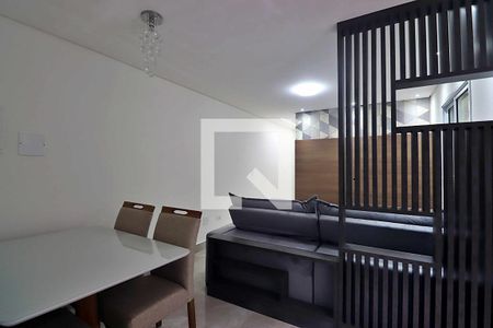 Sala de apartamento para alugar com 2 quartos, 66m² em Campestre, Santo André