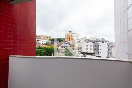 Varanda da Sala de apartamento para alugar com 2 quartos, 60m² em Santa Cruz Industrial, Contagem