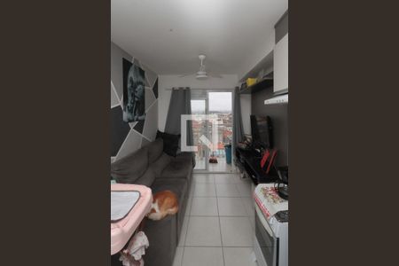 Sala e Cozinha de apartamento à venda com 1 quarto, 30m² em Vila Alpina, São Paulo