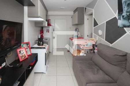 Sala e Cozinha de apartamento à venda com 1 quarto, 30m² em Vila Alpina, São Paulo