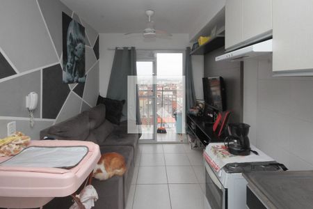 Sala e Cozinha de apartamento à venda com 1 quarto, 30m² em Vila Alpina, São Paulo