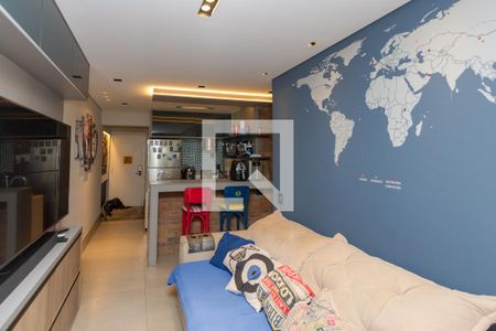 Sala de apartamento à venda com 2 quartos, 67m² em Brooklin, São Paulo