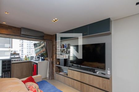 Sala de apartamento à venda com 2 quartos, 67m² em Brooklin, São Paulo