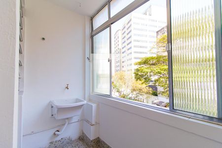 Varanda/Área de Serviço de kitnet/studio para alugar com 1 quarto, 38m² em Bela Vista, São Paulo