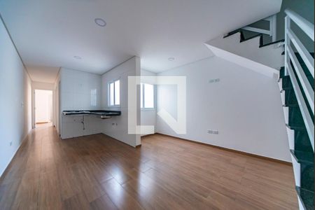 Sala de apartamento à venda com 2 quartos, 94m² em Vila Alice, Santo André