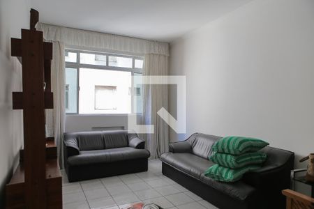 Sala de apartamento para alugar com 1 quarto, 90m² em José Menino, Santos