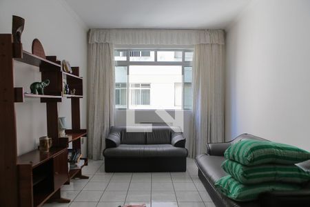 Sala de apartamento para alugar com 1 quarto, 90m² em José Menino, Santos