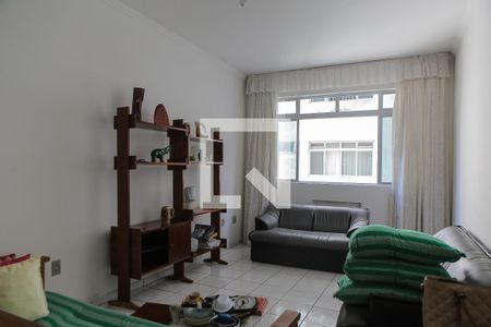 Sala de apartamento para alugar com 1 quarto, 90m² em José Menino, Santos