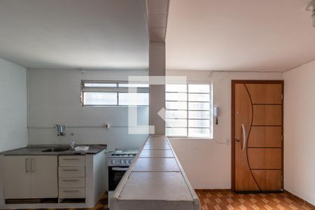 Sala/Cozinha de apartamento à venda com 2 quartos, 57m² em Conjunto Habitacional Padre Manoel da Nóbrega, São Paulo