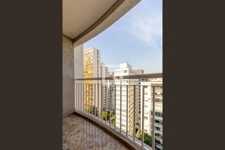 Varanda do Quarto de apartamento para alugar com 1 quarto, 56m² em Santa Cecilia, São Paulo
