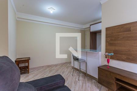 Sala de apartamento à venda com 3 quartos, 57m² em Parque São Vicente, Santo André