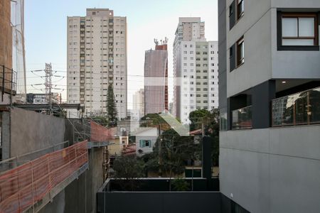 Vista da Varanda de apartamento à venda com 1 quarto, 24m² em Brooklin Paulista, São Paulo