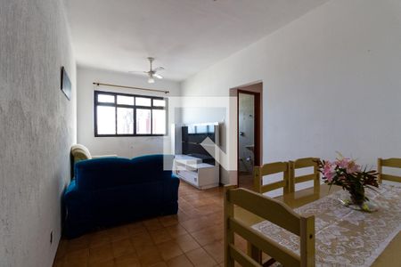 Sala de apartamento para alugar com 2 quartos, 80m² em Vila Tupi, Praia Grande