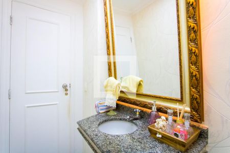 Lavabo de apartamento à venda com 4 quartos, 136m² em Vila Gilda, Santo André