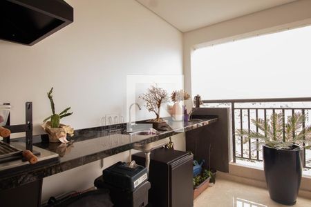 Varanda gourmet de apartamento à venda com 3 quartos, 107m² em Vila Albertina, São Paulo